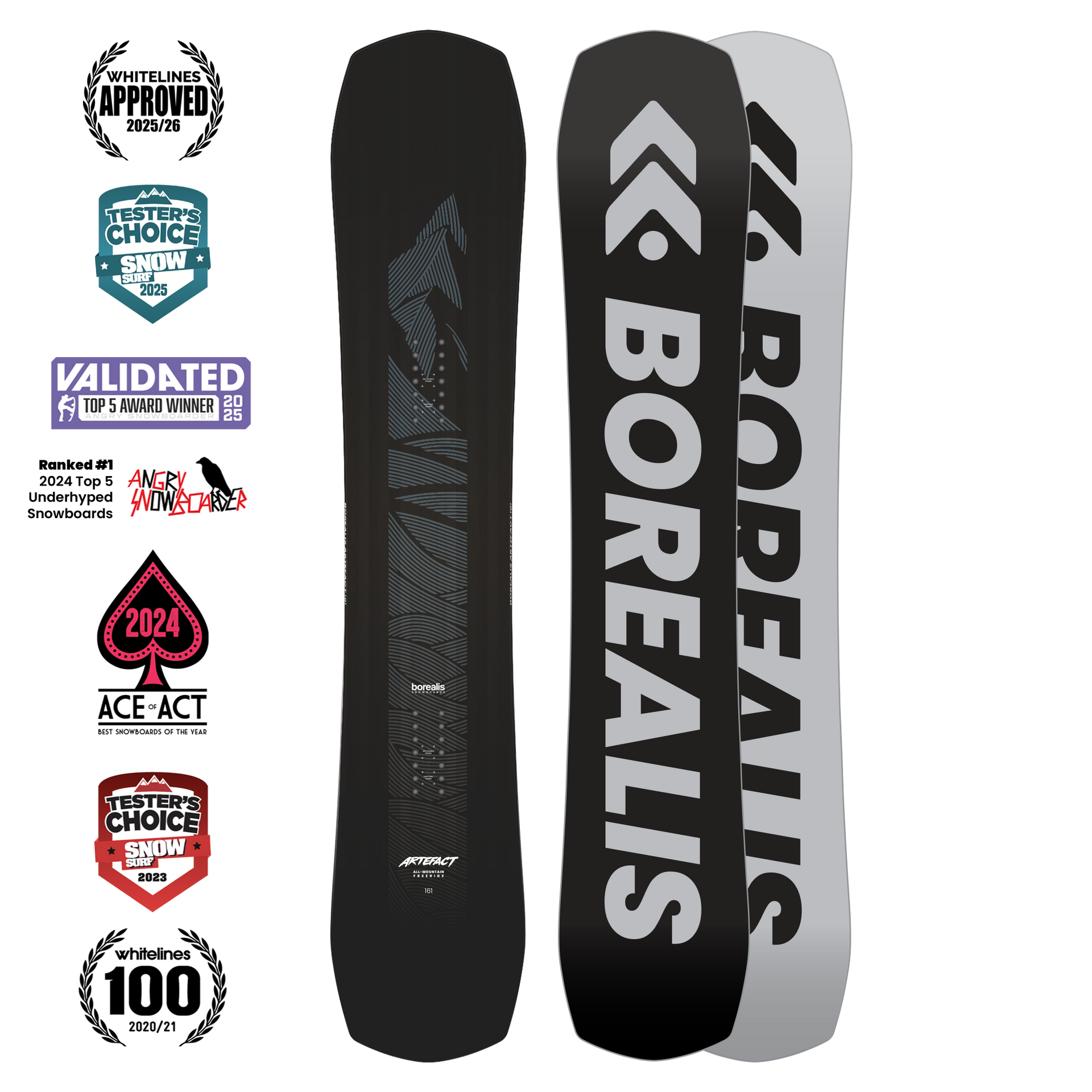 Borealis Artefact Snowboard 2027: All-Mountain Carving Master