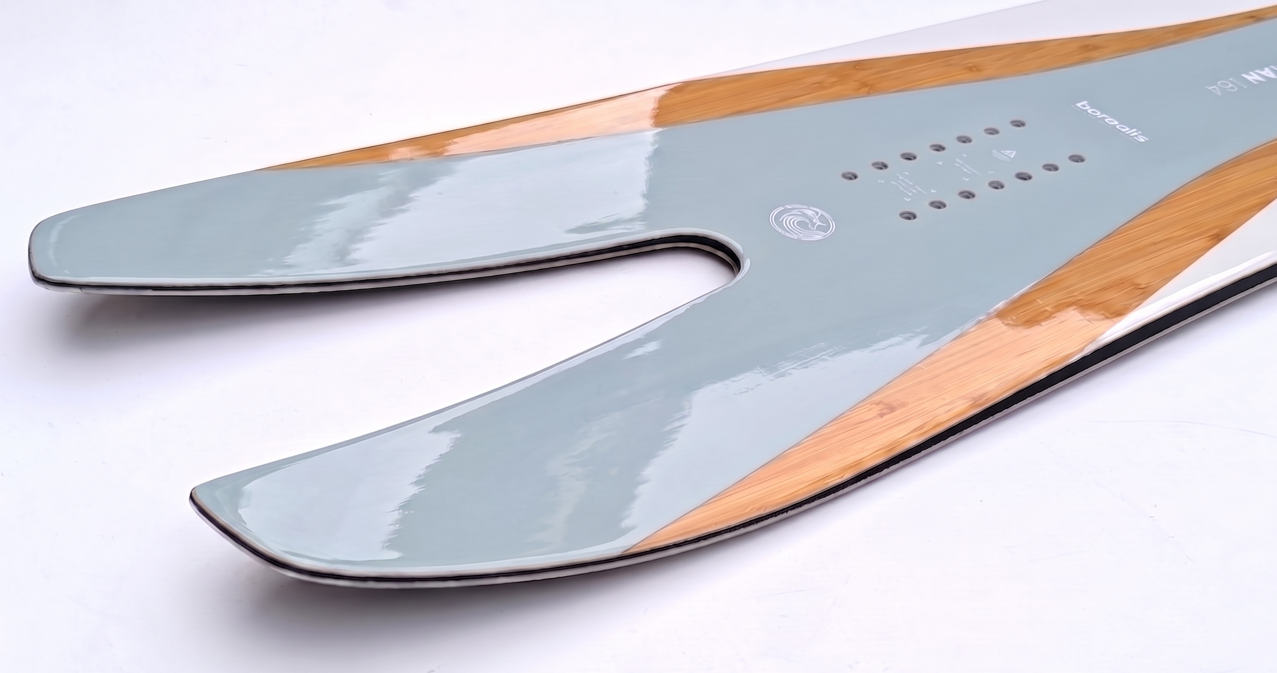 Borealis Leviathan powder snowsurf swallowtail freeride bamboo topsheet snowboard