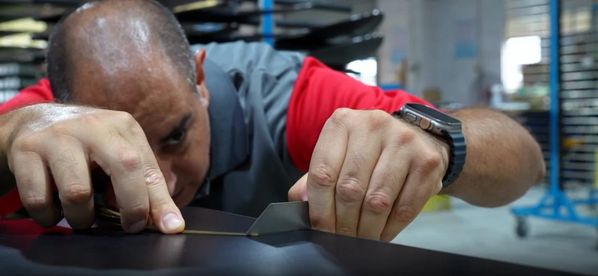 Dan Agundes, master shaper at GP87