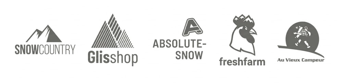 Snowcountry, Glisshop, Absolute-Snow, Freshfarm, Au Vieux Campeur