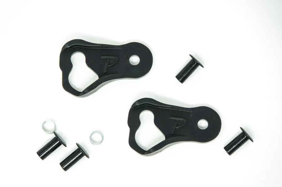 Clips Phantom Spinner au tip et au tail d'un splitboard
